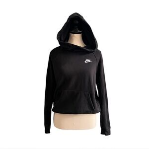 Nike black hoodie sweatshirt cowl neck hood/collar